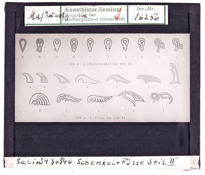 Vorschaubild Germanische Tieronamentik: Schenkel und Füße Stil II Diasammlung